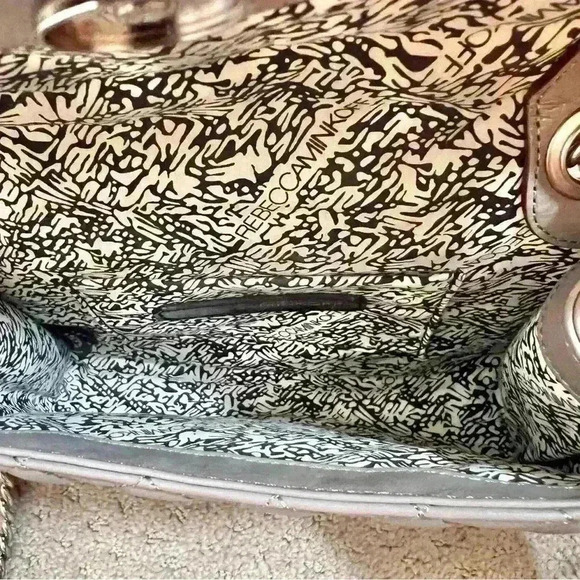Rebecca Minkoff Shoulder Bag Quilted Mini Affair Light Gray Color - Picture 16 of 16